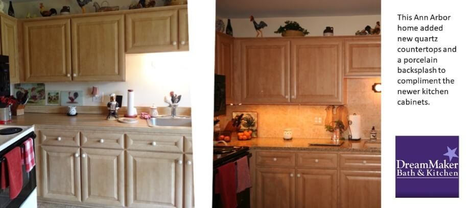 “Can I replace my countertops and keep my existing cabinets?”