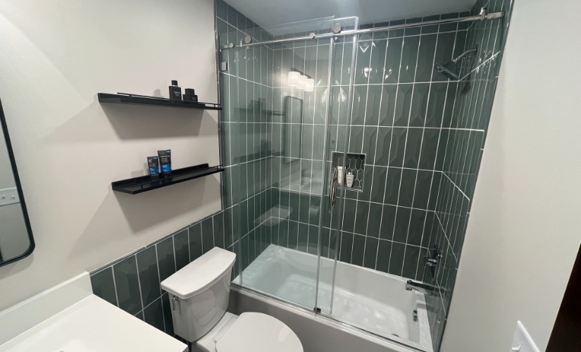 A Practical Bathroom With Elevated Style Bathroom near Ann Arbor Michigan